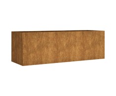 Aukštas sodo lovelis, 120x40x40cm, Corten plienas