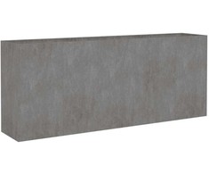 Aukštas sodo lovelis, 200x40x80cm, Corten plienas