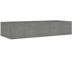 Aukštas sodo lovelis, 200x80x40cm, Corten plienas