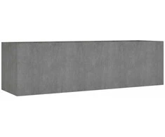 Aukštas sodo lovelis, 280x80x80cm, Corten plienas