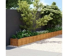 Aukštas sodo lovelis, 960x50x36cm, Corten plienas
