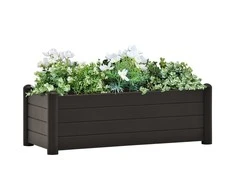 Aukštas sodo lovelis, antracito, 100x43x35cm, PP