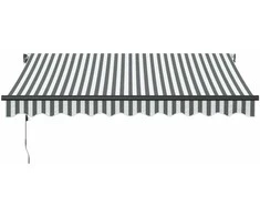 Automatinė ištraukiama markizė, antracito ir balta, 300x250cm
