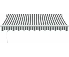 Automatinė ištraukiama markizė, antracito ir balta, 300x250cm