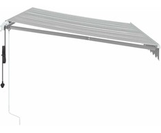 Automatinė ištraukiama markizė, antracito ir balta, 350x250cm