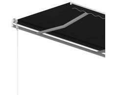 Automatinė ištraukiama markizė, antracito spalvos, 300x250cm