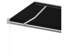 Automatinė ištraukiama markizė, antracito spalvos, 600x350cm