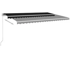 Automatinė ištraukiama markizė, antracito spalvos, 500x350cm