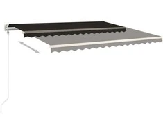 Automatinė ištraukiama markizė, antracito spalvos, 450x350cm