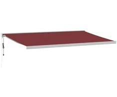 Automatinė ištraukiama markizė, bordo spalvos, 500x300cm