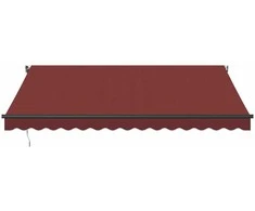 Automatinė ištraukiama markizė, bordo spalvos, 400x300cm