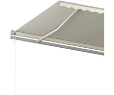 Automatinė ištraukiama markizė, kreminės spalvos, 500x300cm