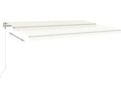 Automatinė ištraukiama markizė, kreminės spalvos, 500x300cm