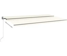 Automatinė ištraukiama markizė, kreminės spalvos, 600x350cm