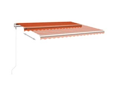 Automatinė ištraukiama markizė, oranžinė ir ruda, 450x350cm
