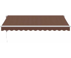 Automatinė ištraukiama markizė, rudos spalvos, 350x250cm