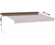 Ištraukiama markizė Ruda 350 x 250 cm Poliesteris