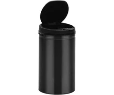 Automatinė šiukšliadėžė su jutikliu, juoda, plienas, 40l