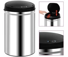 Automatinė šiukšliadėžė su jutikliu, nerūdijantis plienas, 30l