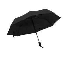 Automatinis sulankstomas skėtis, juodos spalvos, 95cm