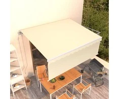 Automatiniu būdu ištraukiama markizė, kreminė, 4x3m