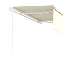 Automatiniu būdu ištraukiama markizė, kreminė, 4x3m