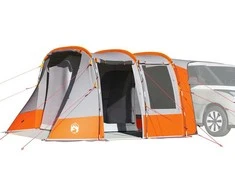 Automobilinė palapinė, pilkos/oranžinės, atspari vandeniui
