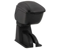 Automobilio porankis, juodos spalvos, 12x29x(32-46)cm, ABS