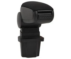 Automobilio porankis, juodos spalvos, 13,5x32,5x(31-46,5)cm ABS