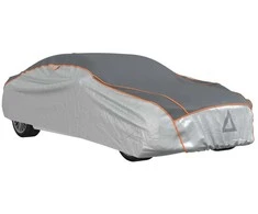 Automobilio uždangalas sedanams, pilkas ir sidabrinis, XXL