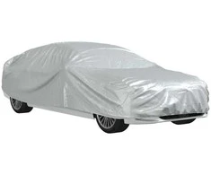 Automobilio uždangalas sedanams, sidabrinis, M dydžio, pilnas
