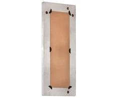 Aviator veidrodis, 110x50cm, metalas