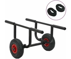 Baidarės vežimėlis, aliuminis, 90kg