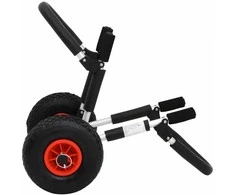 Baidarės vežimėlis, aliuminis, sulankstomas, 45kg