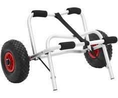 Baidarės vežimėlis, aliuminis, sulankstomas, 45kg