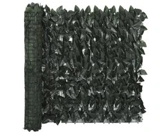 Balkono pertvara, 300x75cm, su tamsiai žaliais lapais