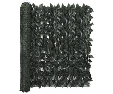 Balkono pertvara, 500x100cm, su tamsiai žaliais lapais