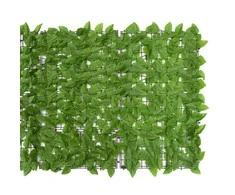 Balkono pertvara, 500x100cm, su žaliais lapais