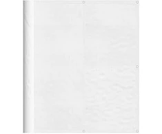 Balkono pertvara, balta, 120x700cm, 100% oksfordo poliesteris