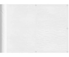 Balkono pertvara, balta, 75x1000cm, 100% oksfordo poliesteris