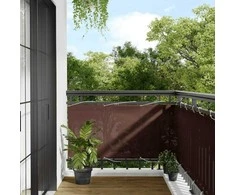 Balkono pertvara, ruda, 75x800cm, 100% oksfordo poliesteris