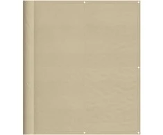 Balkono pertvara, smėlio, 120x800cm, 100% oksfordo poliesteris