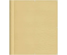 Balkono pertvara, smėlio, 120x800cm, 100% oksfordo poliesteris