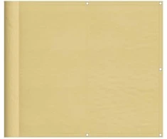 Balkono pertvara, smėlio, 90x500cm, 100% oksfordo poliesteris