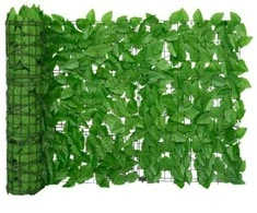 Balkono pertvara su žaliais lapais, 200x75cm