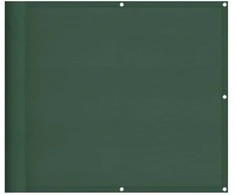Balkono pertvara, tamsiai žalia, 90x800cm, 100% poliesteris