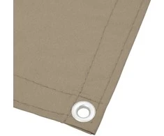 Balkono pertvara, taupe, 75x800cm, 100% oksfordo poliesteris