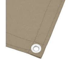 Balkono pertvara, taupe, 90x1000cm, 100% oksfordo poliesteris