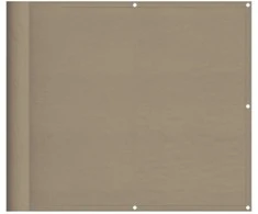 Balkono pertvara, taupe, 90x1000cm, 100% oksfordo poliesteris