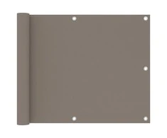 Balkono pertvara, taupe spalvos, 75x300cm, oksfordo audinys
